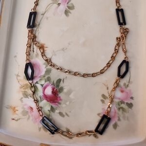 Vintage GEOMETRIC NECKLACE CHAIN